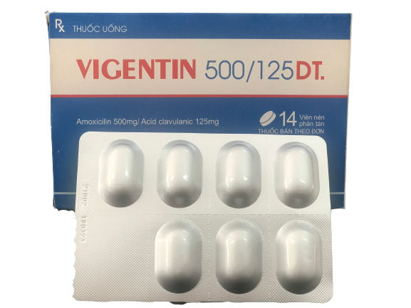 Vigentin 500/125 DT -Nhà thuốc Thục Anh