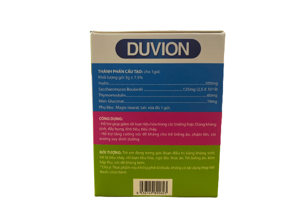 Hướng dẫ sử dụng thuốc Duvion