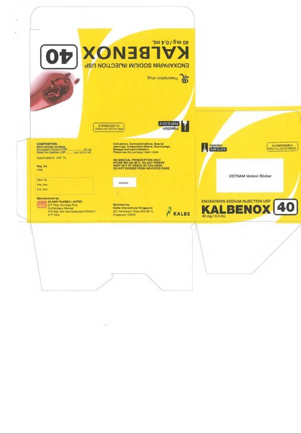 thuốc Kalbenox 40mg