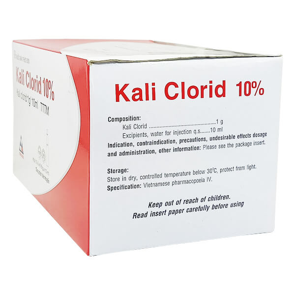 Thuốc Kali Clorid Kabi 10%