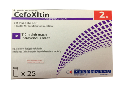 Cefoxitin Panpharma 2g