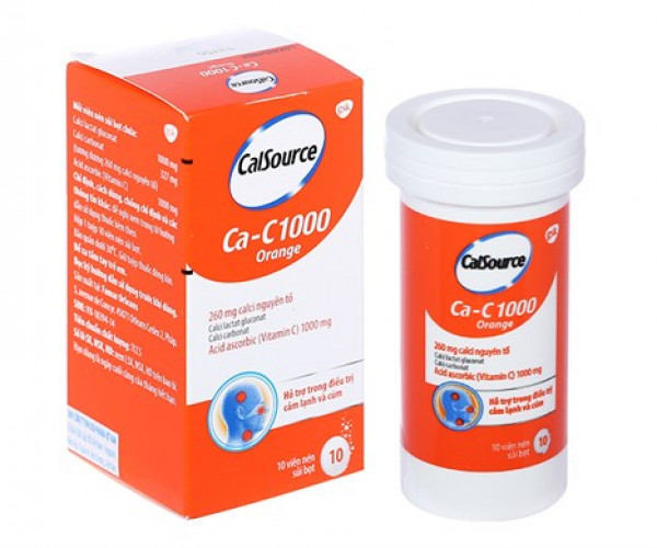 Thuốc CalSource Ca-C 1000 Orange