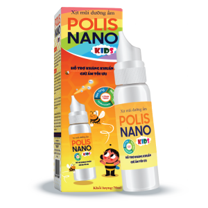 Xịt mũi dưỡng ẩm Polis Nano Kids